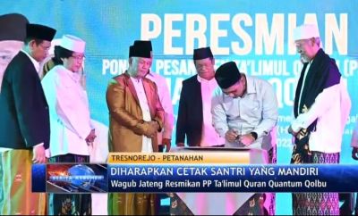 Wagub Jawa Tengah Resmikan Pondok Pesantren Ta'limul Quran Quantum Qolbu Desa Tresnorejo